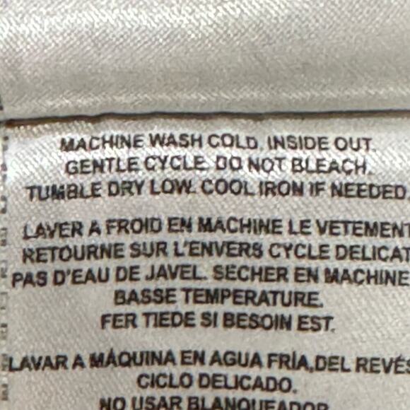 Men's Black &‎ White Western Plaid Shirt Pearl Snaps size Large by Guess - Picture 10 of 11